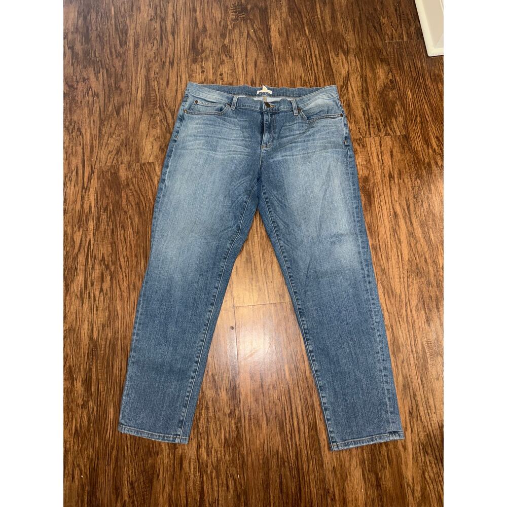 Eileen Fisher Jeans Women Medium Wash Straight Leg Minimalist Denim - Picture 13 of 14